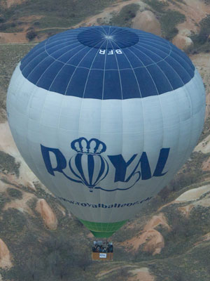 2015 Year Model Lindstrand LBL 260A Hot Air Balloon with license code TC-BFR operated by Royal Balloon and manufactured by Lindstrand Balloons